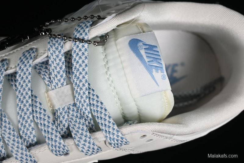 Nike SB Dunk Low LV Collaboration - Double Swoosh Beige Blue Anniversary High-End Custom Low-Top Casual Skate Shoes - XX2025-308