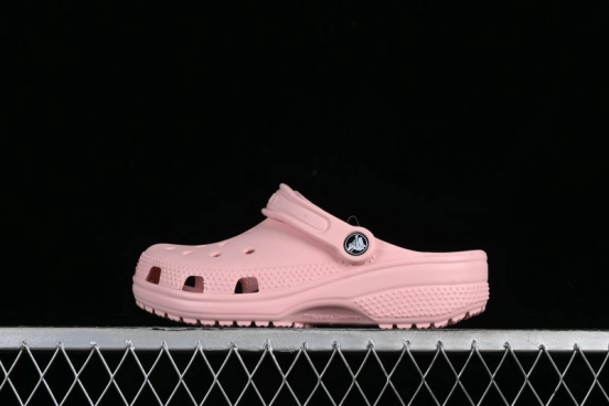 Crocs Classic Clog Quartz Pink Two-Way Beach Sandals with Ventilation Holes - B.D4