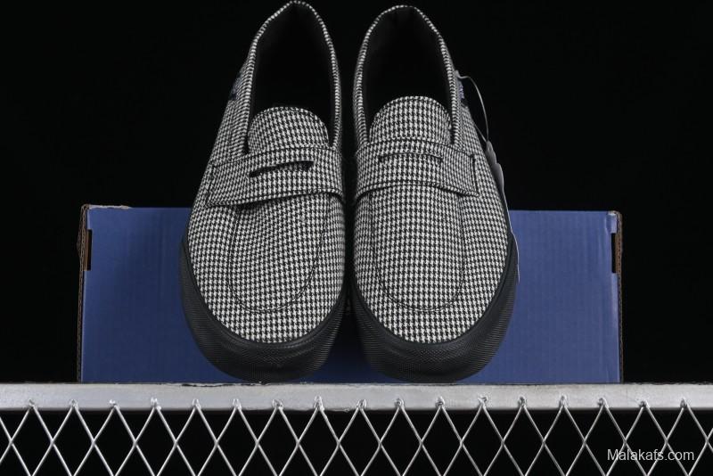 Vans Demons Style 53 Black White Retro Houndstooth Loafers - VN000CQPYER