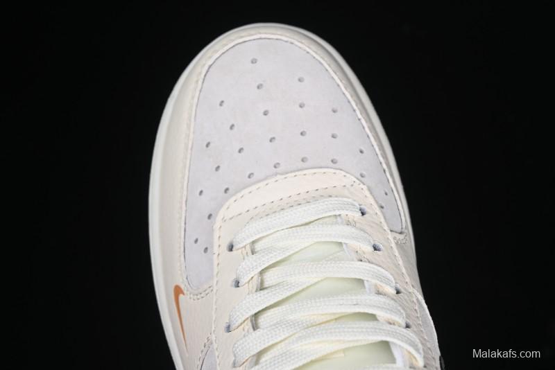 Nike Air Force 1 '07 Low UN Collaboration Beige Grey Metal Tag Casual Sneakers - DF0188-023