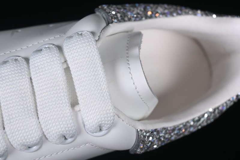 Alexander McQueen Oversized Sneakers with White Crystals - D.E5