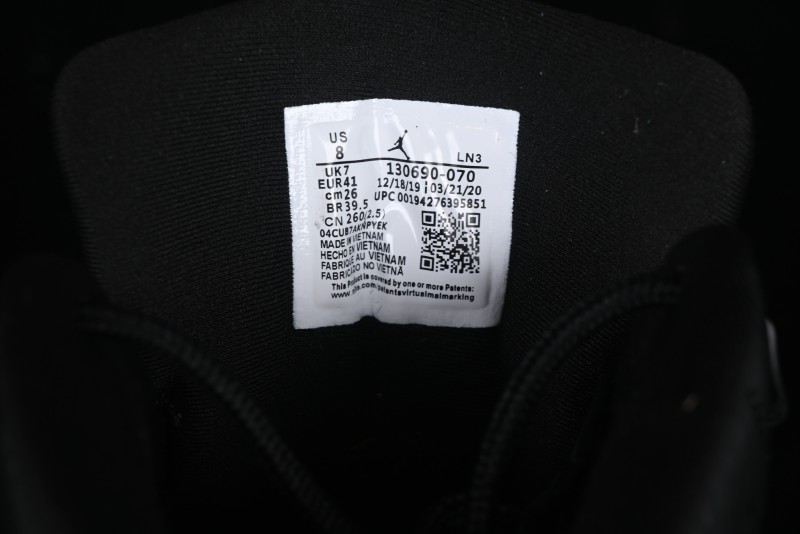 Nike Air Jordan 12 Retro Basketball Shoes in Black and Yellow - 130690-070