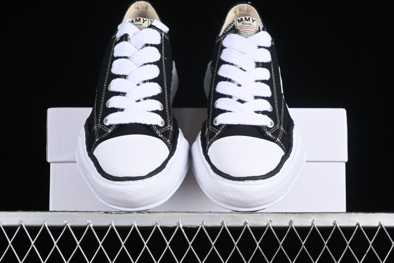 Wayne MMY Original Sole Leather Low Sneaker with Deconstructed Ice Cream Sole - W.E5