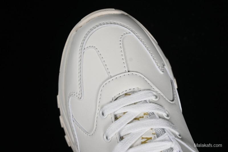 MLB Bigball Chunky Mono New York Yankees Height Increasing Thick Sole Casual Sneakers - 32SHCM01150I