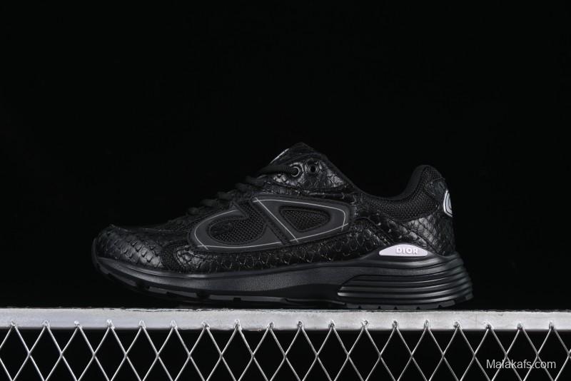 Dior B30 Sneakers with Reflective CD30 Logo and Lightweight Rubber Sole - CD30