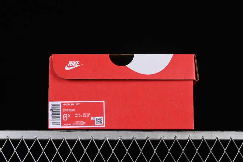 Nike Dunk Low Letter Panda Black Grey High Street Deconstructed SB Strap Low-top Casual Skate Shoes - CW1590-100