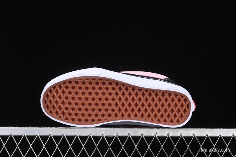 Vans Knu Skool Black Pink Color Comfortable Fashion Anti-Slip Wear-Resistant Low-Top Casual Skate Shoes - VN0009QCB9P