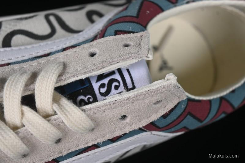 Vans Parra x Otw By Vans Low-Top Casual Skate Shoes with Surrealist Pop Art Design - VN0A3WKT4QA