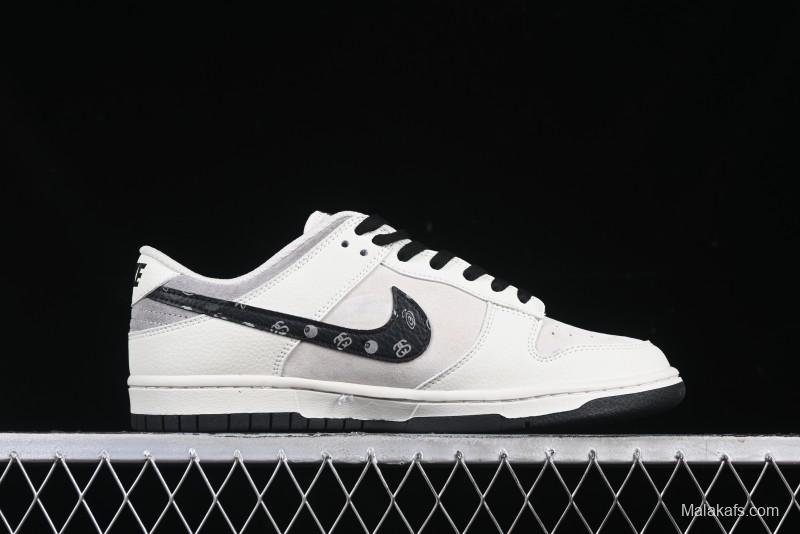 Nike SB Dunk Low Stussy Anniversary Custom Low-Top Casual Skate Shoes - DJ2024-055