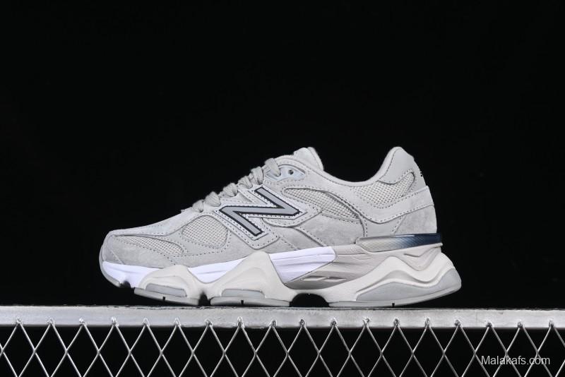 New Balance NB9060 Series Retro Casual Running Shoes with ABZORB Cushioning - U9060JGR