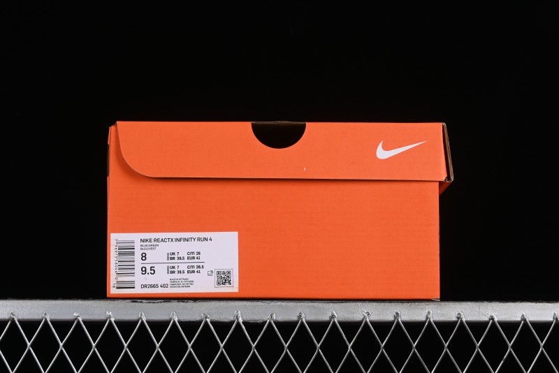 Nike ZoomX Infinity Run 4 Professional Cushioned Running Shoes with Knit Upper - DR2665-402