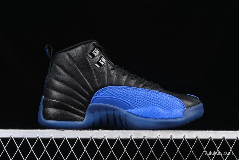 Nike Air Jordan 12 Retro Basketball Shoes with Game Royal Colorway - 130690-014