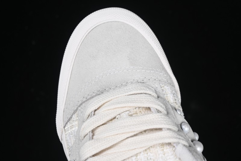 Vans Knu Skool Pearl White Chunky Sneakers with D-Ring Lacing System - VN000D22QC5