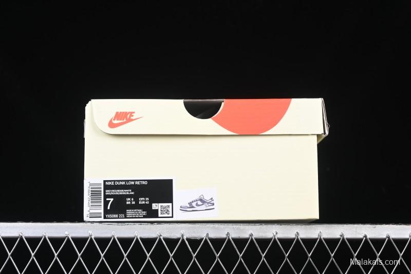 Nike SB Dunk Low Stussy Anniversary Edition Patchwork Grey Swoosh Customized Casual Skate Shoes - YX5066-221
