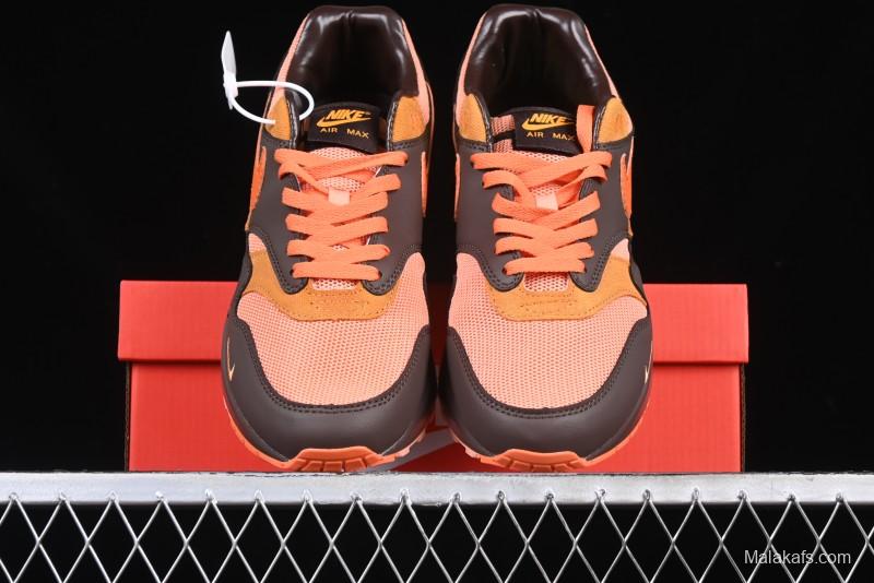 Nike Air Max 1 Retro Running Shoes with Half-Sole Air Cushion - HF7346-200