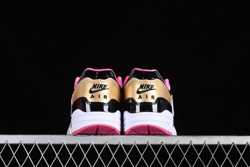 Nike Air Max 1 Premium Retro Running Shoes with Half-Sole Air Cushion - HJ3966-100