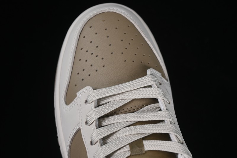 Nike Dunk Low Retro Premium Casual Sneakers in Caramel Cream - HQ1175-240