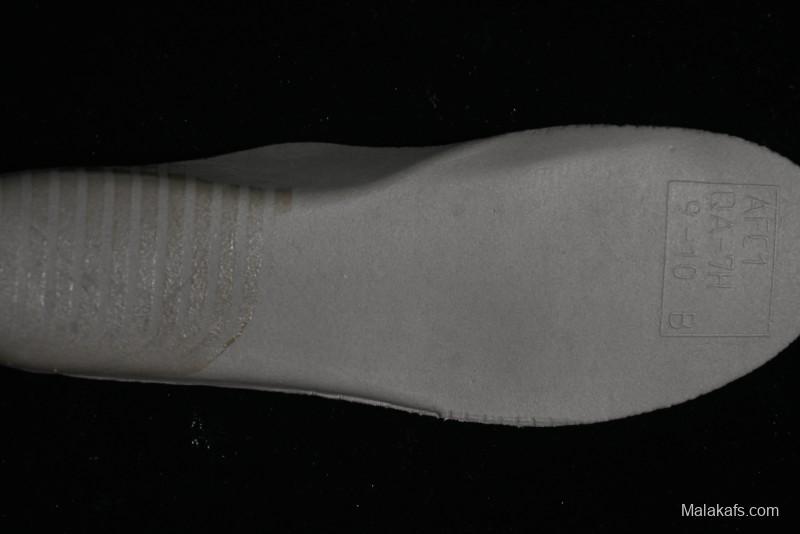 Nike Air Force 1 '07 Low Casual Sneakers with Hemp Rope Laces and Distressed Design - 315122-333