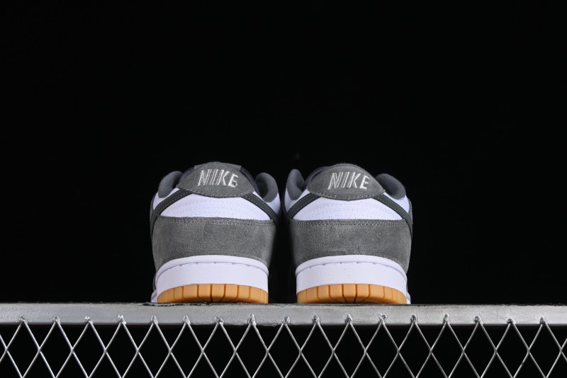 Nike Dunk Low SB Grey Gum Retro Skate Shoes with Suede Overlays - FV0389-100