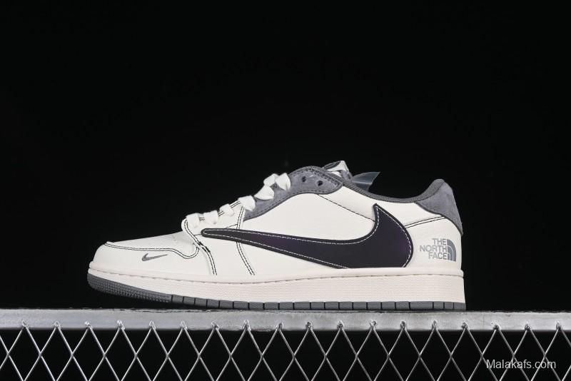 Nike Travis Scott x Fragment Design x Air Jordan 1 Low OG SP AJ1 Low Top Casual Sneakers - XS6089-501
