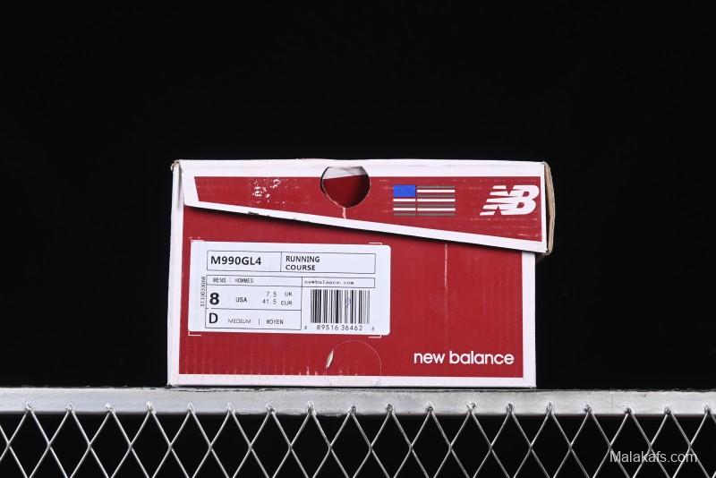 New Balance 990 Series Premium Made in USA Retro Running Shoes - M990GL4