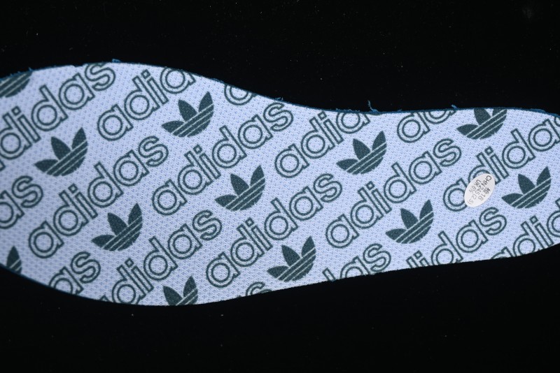 Adidas Retro-Inspired Sneakers - White, Grey & Green with Boost Sole