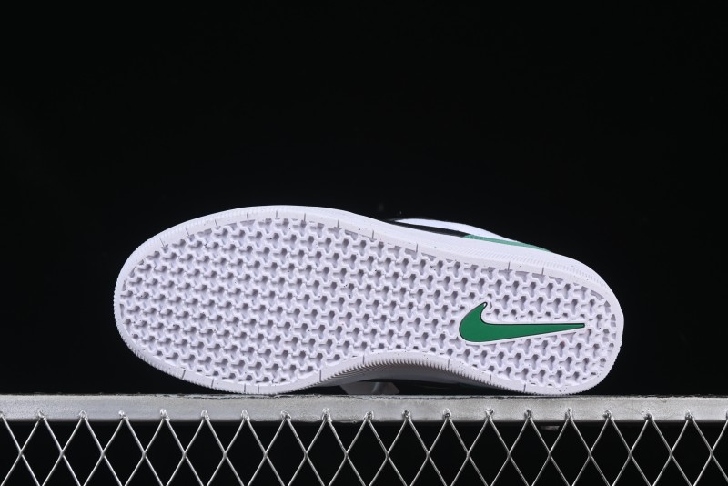 Nike SB Force 58 Low - Emerald Green, Black & White Skateboarding Shoes