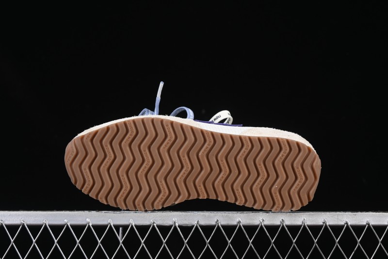 New Balance 237 Heritage Sneakers - Suede and Mesh in Muted Gray with Blue Accents