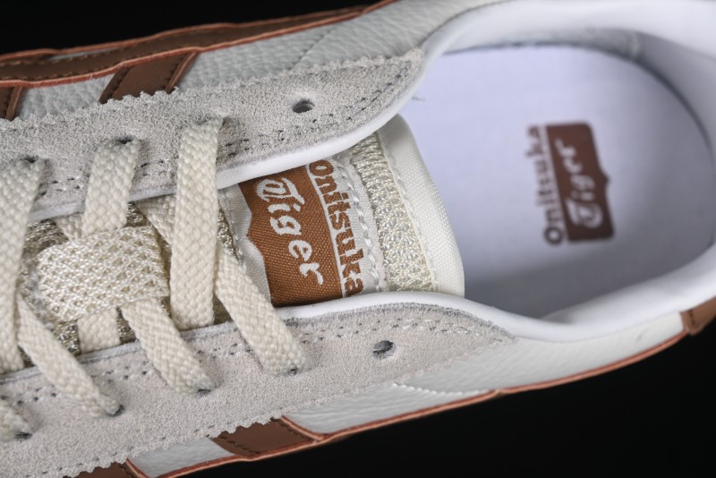 Onitsuka Tiger Serrano Retro Sneakers - White/Brown