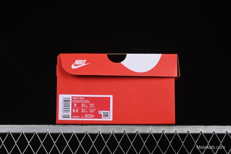 Nike P-6000 Premium Retro Casual Sneakers with Multi-Layer Design - CD6404-107