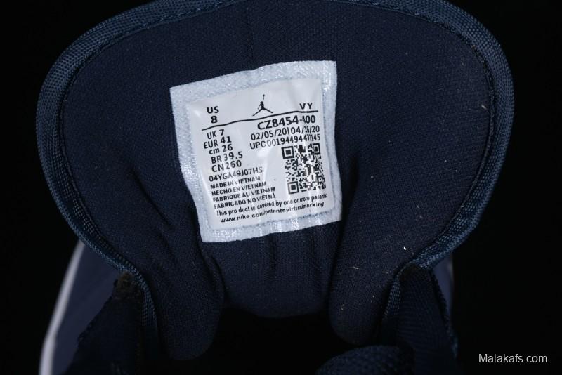 Nike Air Jordan 1 Low AJ1 Patriot Blue Red Low-Top Casual Lifestyle Sneakers - CZ8454-400