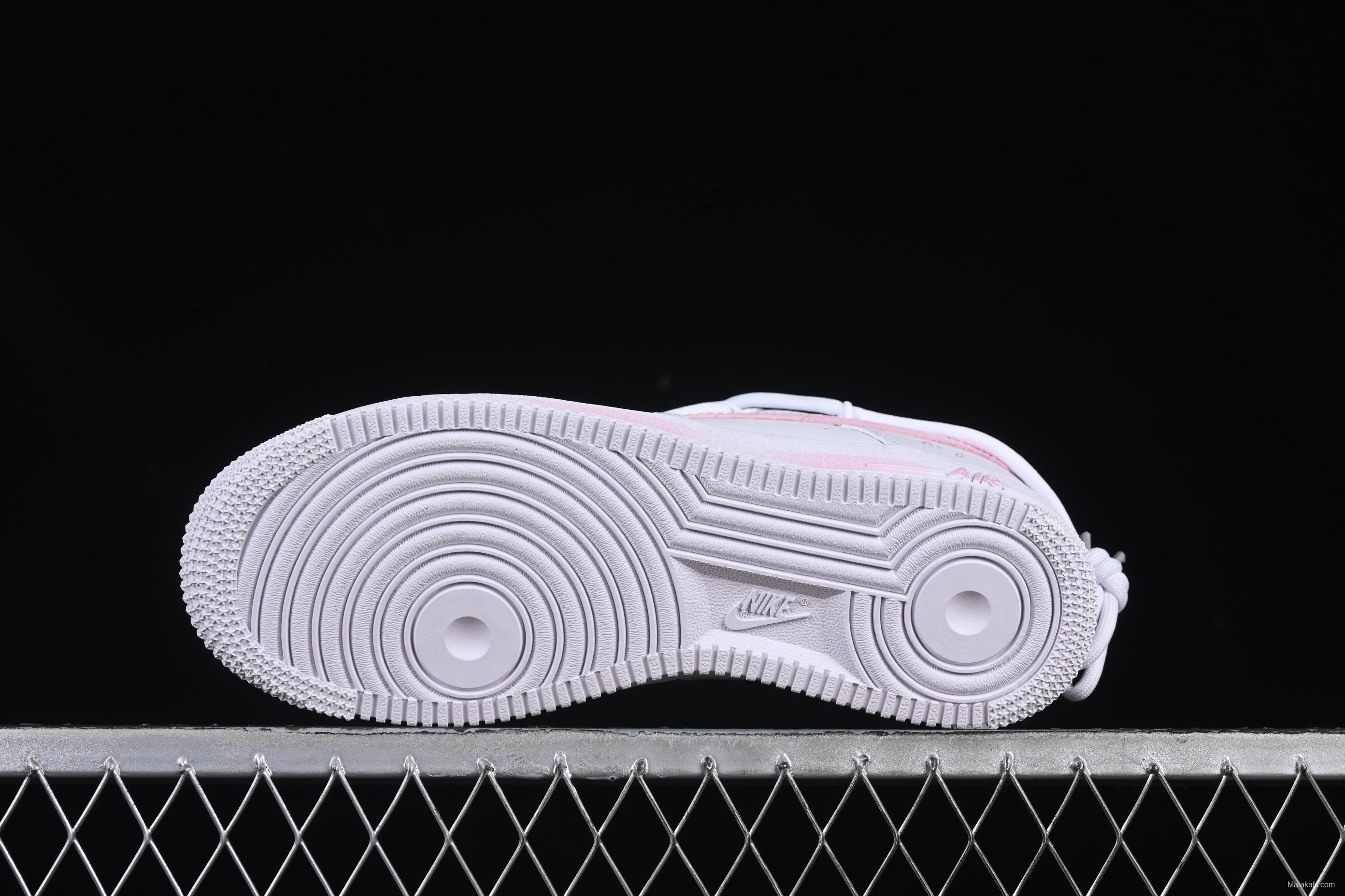 Nike Air Force 1'07 Low Casual Sneakers with Custom Leather & Full-Length Air Cushion - CQ2288-802