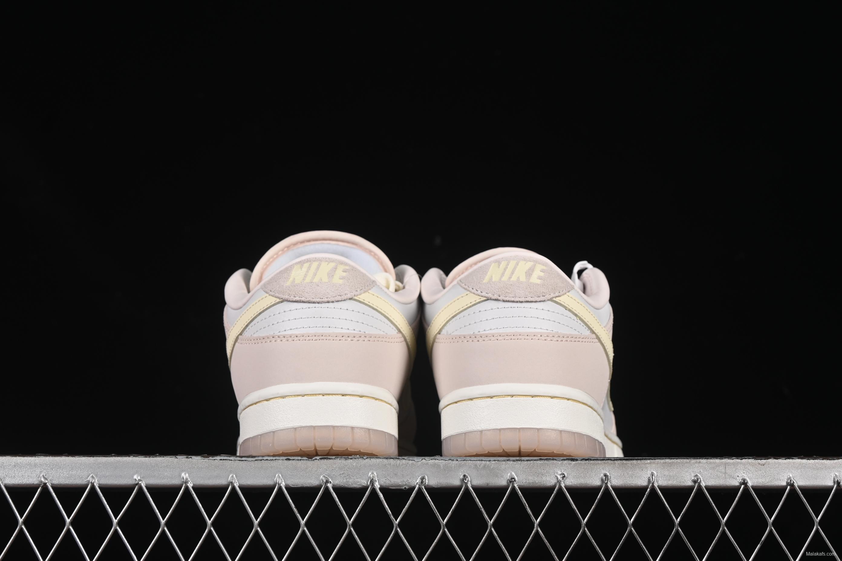 Nike SB Dunk Low White Light Pink SB Low-Top Casual Skate Shoes - FB7901-601