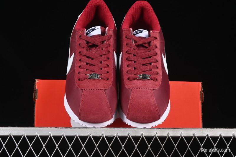 Nike Classic Cortez Leather Retro Running Shoes - DZ2795-600