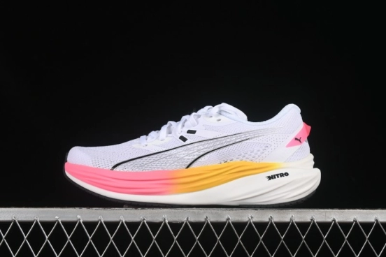 Puma Deviate Ntro 3 Comfortable Anti-Slip Wear-Resistant Low-Top Casual Running Shoes - 378450-04