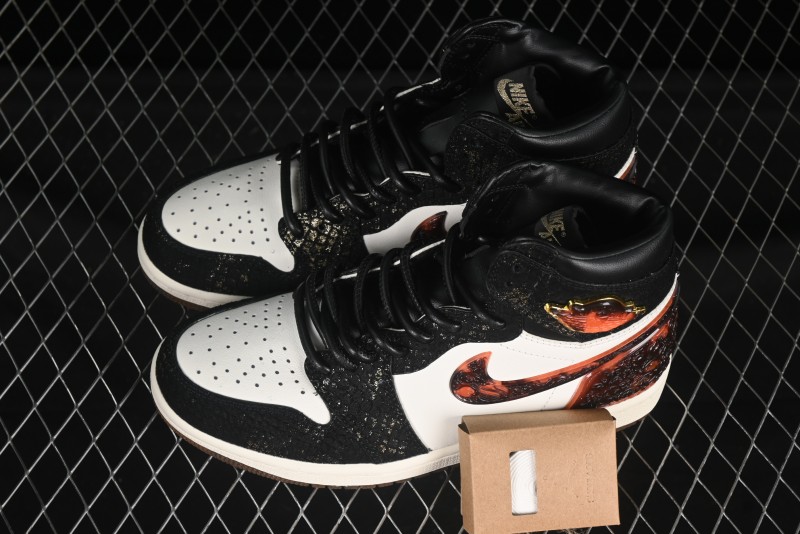 Nike Air Jordan 1 High Retro OG "CNY" Basketball Shoes with Traditional Chinese Auspicious Elements - IB3165-091