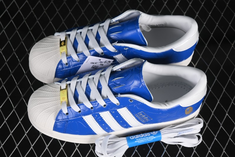 Adidas Bape Superstar JR2702 Shell Toe Casual Sneakers - JR2702
