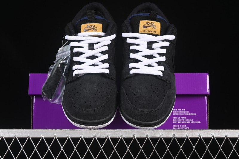 Nike SB Dunk Low Pro ISO Black Gum Rubber SB Low-Top Skateboarding Shoes - CD2563-006