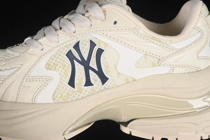 New York Yankees MLB Chunky Curve Runner Monogram Thick Sole Casual Running Shoes - 3ARNSPL5N50BGL