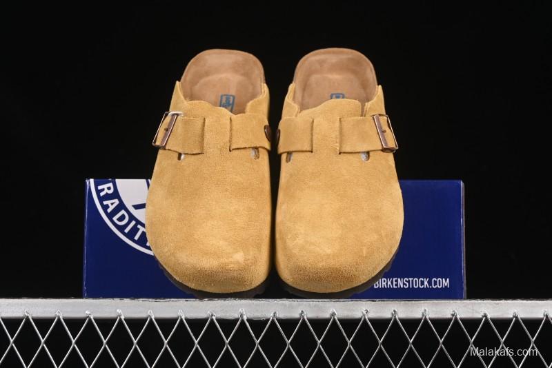 Birkenstock Arizona Soft Footbed Sandals with Suede Leather and Lambswool Lining - G.D4