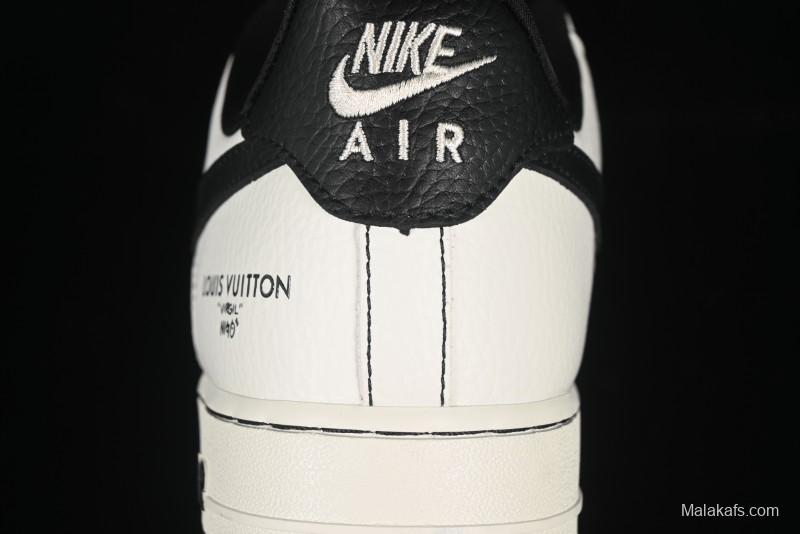 Nike Air Force 1 '07 Low LV Collaboration Cream Black Casual Sneakers - BZ6808-103