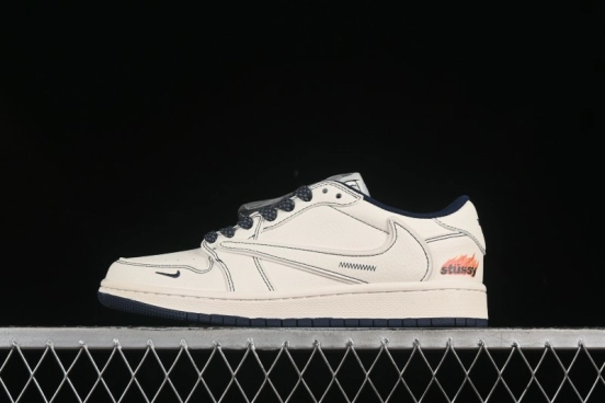 Nike Air Jordan 1 Low OG SP Travis Scott x Fragment Design Collaboration Sneakers - ZH2598-230