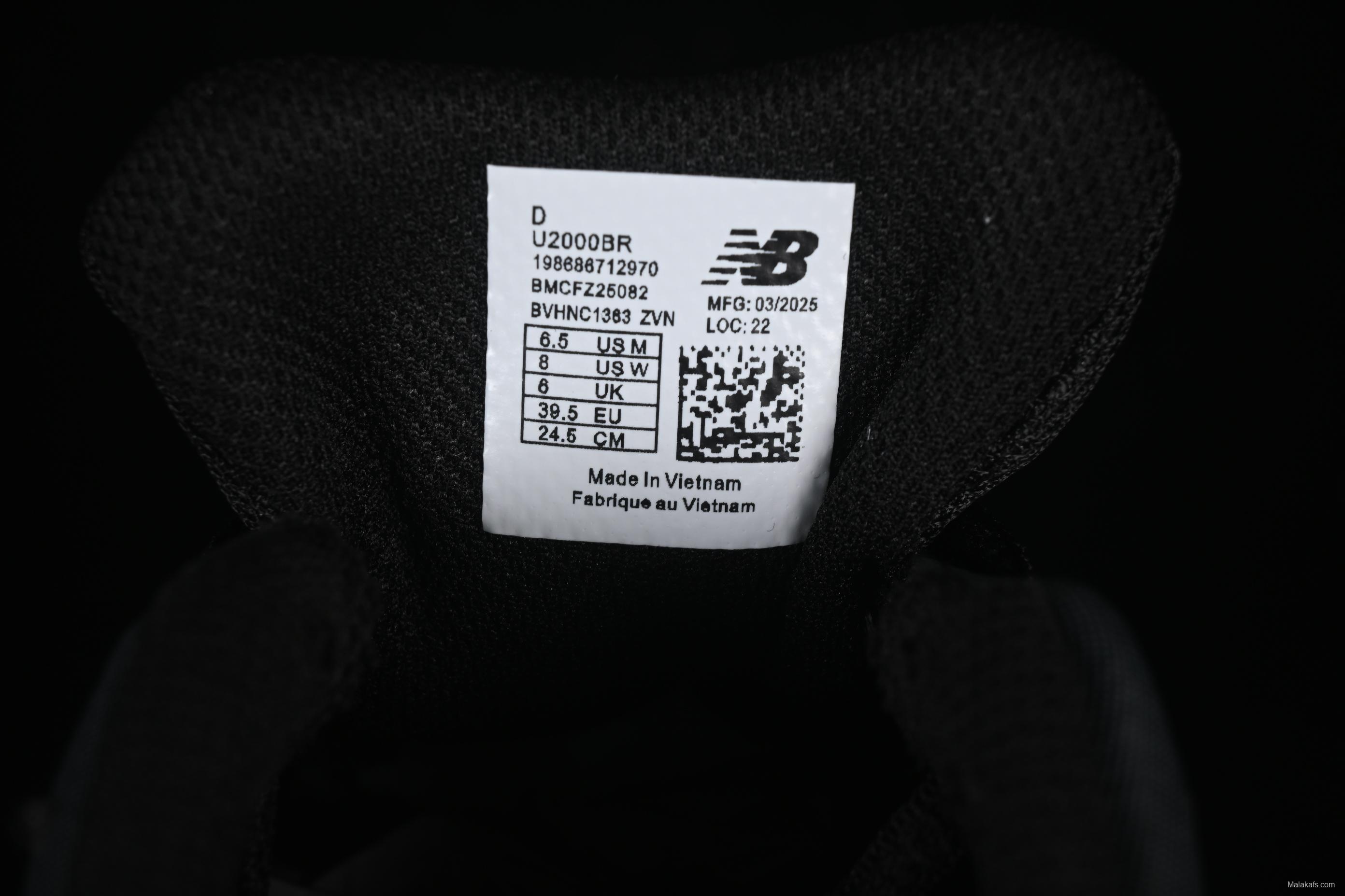 New Balance 2000 Series Retro Dad Style Casual Running Shoes - U2000BR