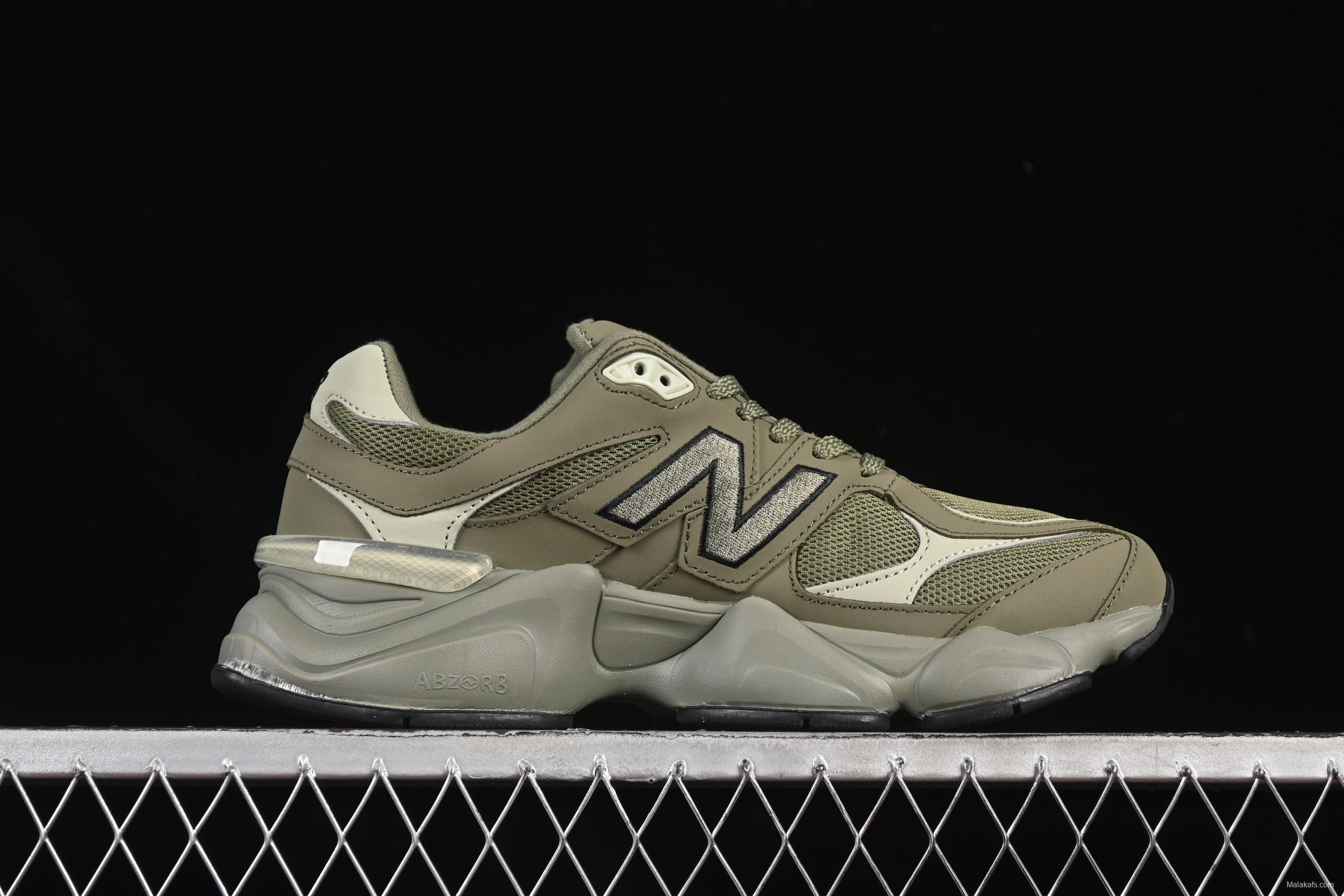 New Balance NB9060 Retro Casual Running Shoes with ABZORB Cushioning - U9060ZGD