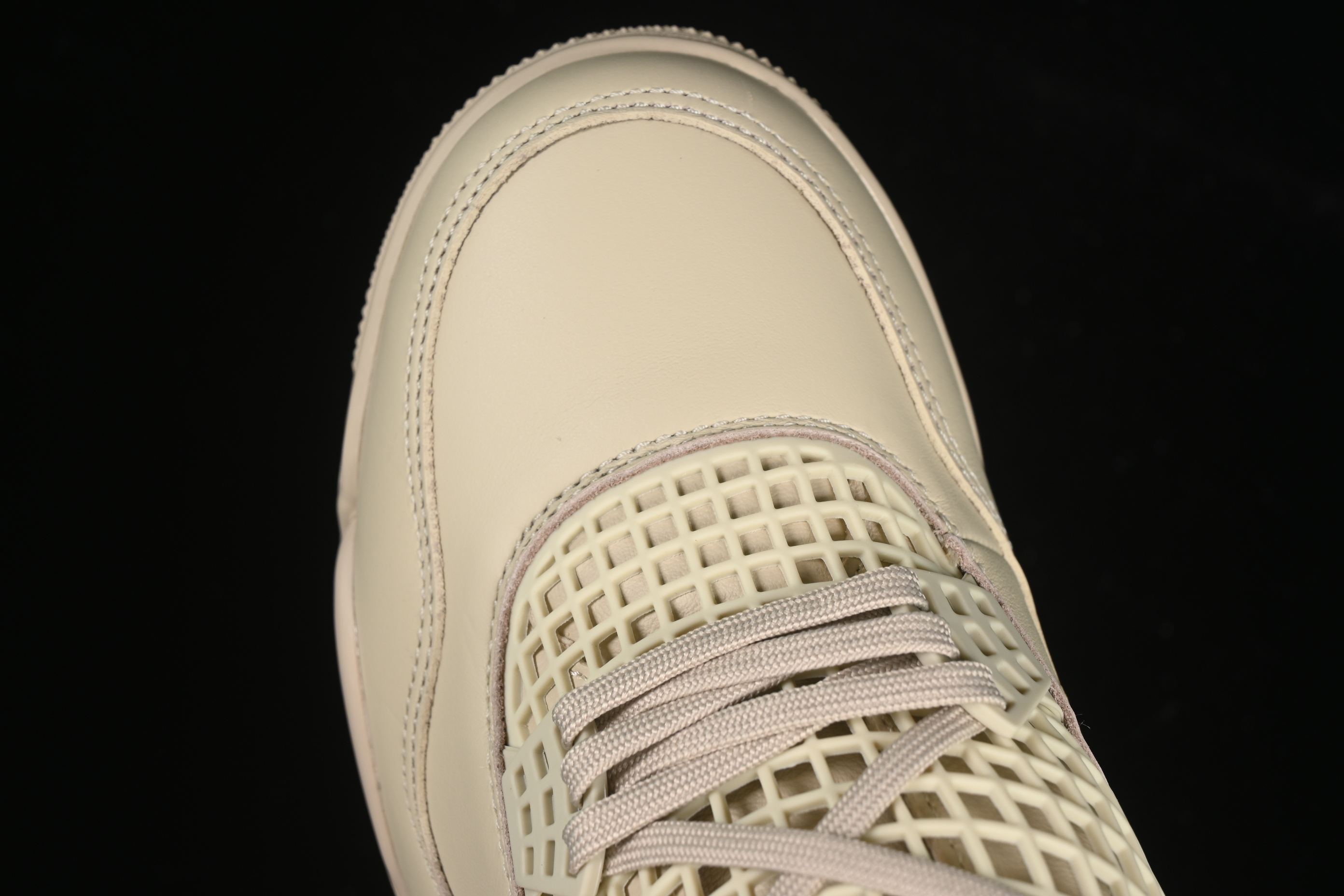 Nike Air Jordan 4 Retro Basketball Shoes in Rattan with NET Design - FN7251-200