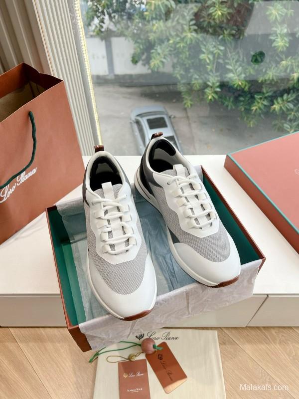 2024 Unisex Le Parmentier White Grey Black Knitted Casual Shoes Top Version MJ00340