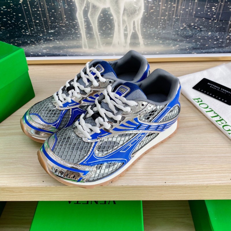 2025 Unisex BV Blue Grey Mesh Leather Running Shoes LY00310