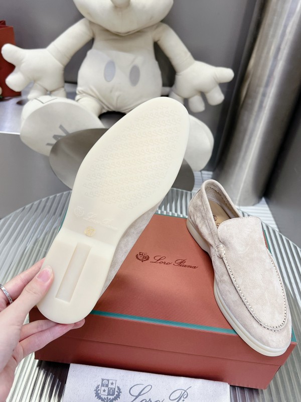 2025 Men LP Beige Suede Loafer LY00260