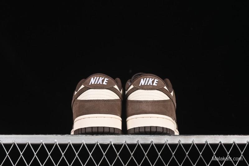 Nike SB Dunk Low White Mocha Low-Top Casual Skate Shoes - FQ8249-104
