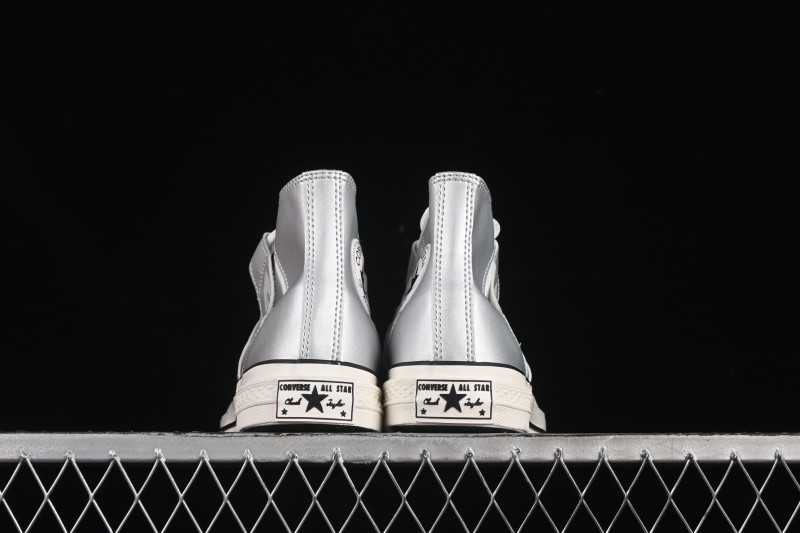 Converse Chuck 1970s Future Silver High-Top Casual Sneakers - A15187C